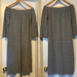 Ecru Lab Sweater Midi Dress